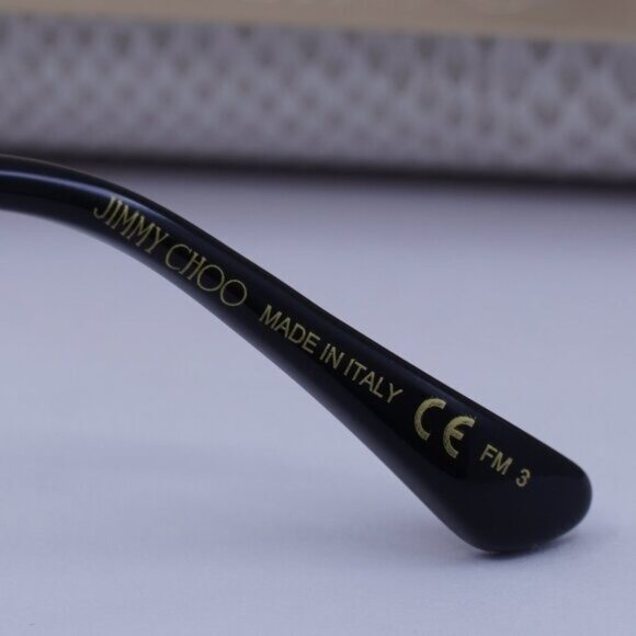 Jimmy Choo LILI/S 02M2 9O Square Sunglasses - Gold/Grey Gradient - Picture 7 of 10